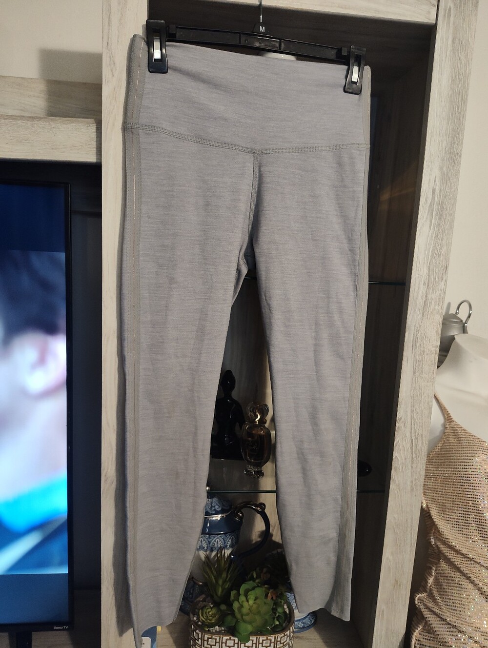 Nike Light Gray Women's Leggings with High Waist